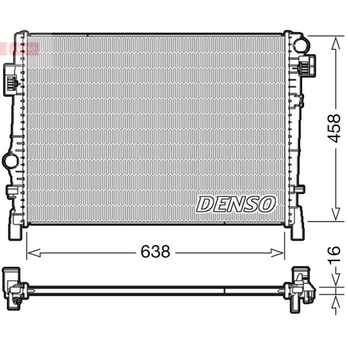 Kühler motorkühlung denso - kühler,,
