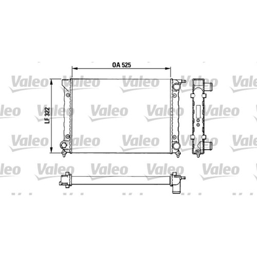 Kühler motorkühlung valeo - kühler,,