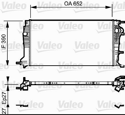 Valeo kühler motorkühlung - valeo, kühler,