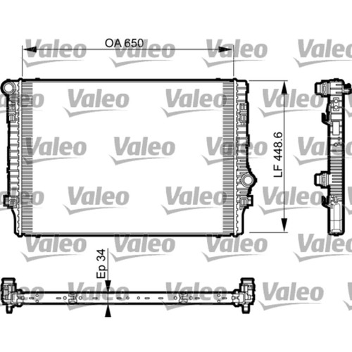 Kühler motorkühlung valeo - kühler,,