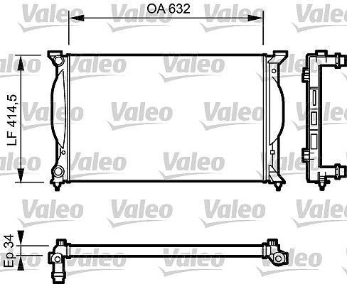 Valeo kühler motorkühlung - valeo, kühler,