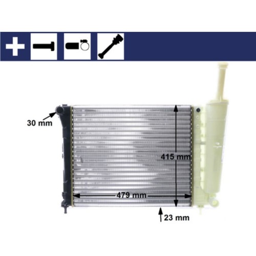 Kühler motorkühlung mahle - motorkühlung,
